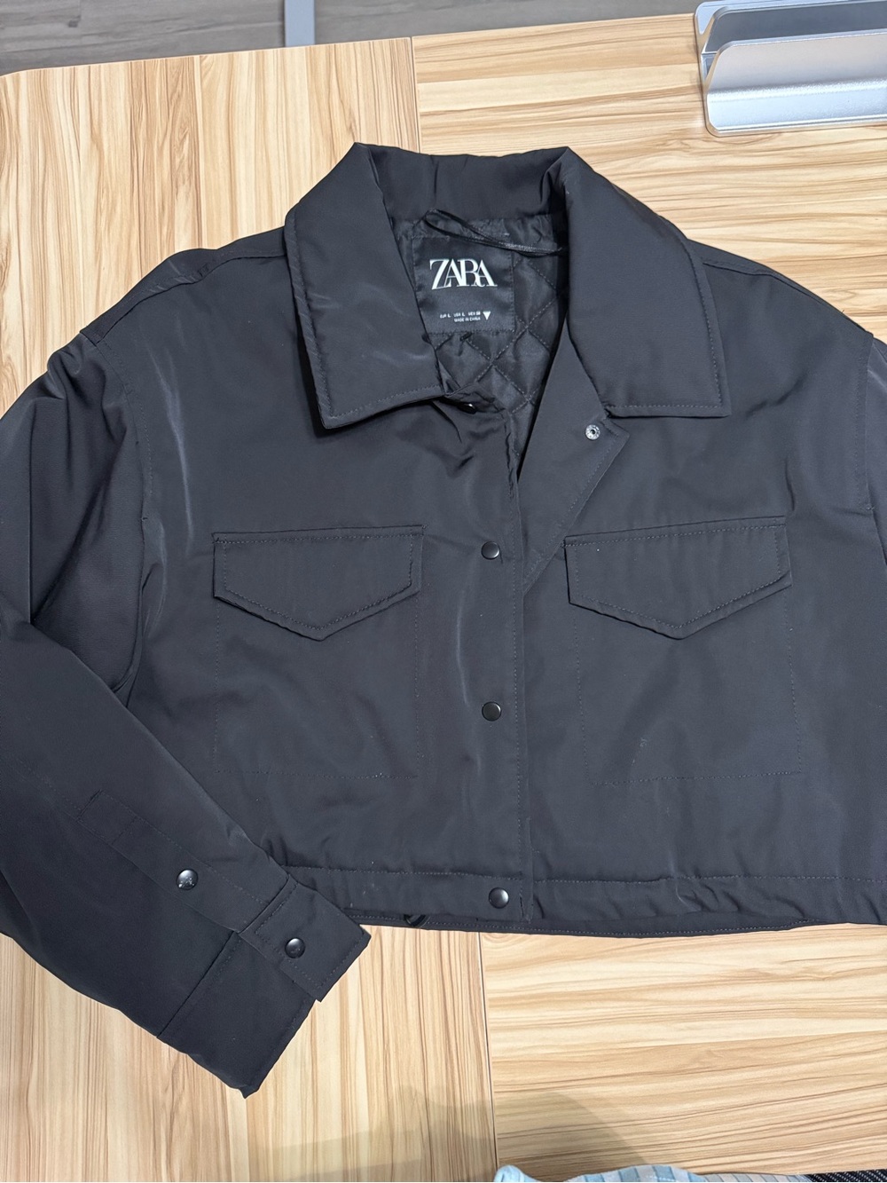 ZARA Black Puffer Jacket